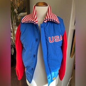 Vintage Descente USA Olympic Ski Jacket sz XS Women’s Zip Sleeves